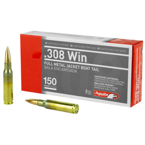 AGUILA 308WIN 150GR FMJBT 20/500 AGUILA 308WIN 150GR FMJBT 20/500