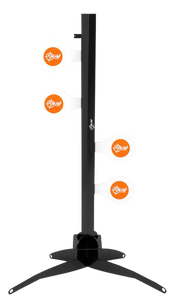 EZ-Aim 15633 Speed Zone Rimfire Dueling Tree Rifles/Handguns Orange/White Steel Standing Includes 4 Steel Target Paddles EZ-Aim 15633 Speed Zone Rimfire Dueling Tree Rifles/Handguns Orange/White Steel Standing Includes 4 Steel Target Paddles
