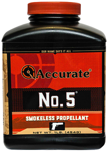 Accurate ACCURATE No. 5 Smokeless Handgun Powder 1 lb Accurate ACCURATE No. 5 Smokeless Handgun Powder 1 lb