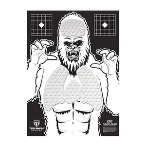 Triumph Systems 031513006 Threat Down Reactive Splatter Target Yeti Hanging Paper 30"H x 22"W Triumph Systems 031513006 Threat Down Reactive Splatter Target Yeti Hanging Paper 30"H x 22"W