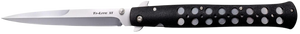Cold Steel CS26SXP Ti-Lite 6" Folding Spear Point Plain AUS-8A SS Blade/Black Zy-Ex Handle Includes Pocket Clip Cold Steel CS26SXP Ti-Lite 6" Folding Spear Point Plain AUS-8A SS Blade/Black Zy-Ex Handle Includes Pocket Clip