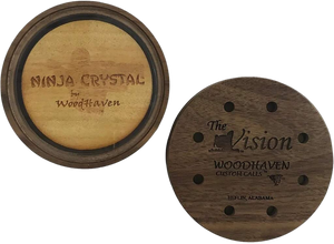 Woodhaven WH087 Ninja Friction Call Attracts Turkeys Natural Crystal/Wood Woodhaven WH087 Ninja Friction Call Attracts Turkeys Natural Crystal/Wood