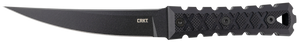 CRKT 2927 HZ6 6.50" Fixed Plain Black Matte Baked-On Anti Rust SK-5 Steel Blade/Black w/Carved X's G10 Handle Includes Sheath CRKT 2927 HZ6 6.50" Fixed Plain Black Matte Baked-On Anti Rust SK-5 Steel Blade/Black w/Carved X's G10 Handle Includes Sheath