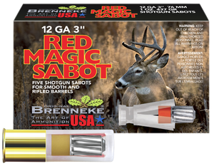 Brenneke SL123RMS Red Magic 12Gauge 3" 1oz Sabot Slug Shot 5 Per Box/50 Case Brenneke SL123RMS Red Magic 12Gauge 3" 1oz Sabot Slug Shot 5 Per Box/50 Case