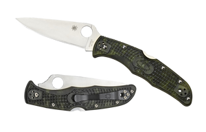 Spyderco C10ZFPGR Endura 4 Lightweight 3.80" Folding Plain Satin VG-10 SS Blade/Zome Green Bi-Directional Texturing FRN Handle Includes Pocket Clip Spyderco C10ZFPGR Endura 4 Lightweight 3.80" Folding Plain Satin VG-10 SS Blade/Zome Green Bi-Directional Texturing FRN Handle Includes Pocket Clip
