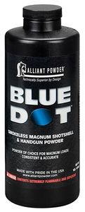 Alliant Powder BLUEDOT Shotshell Powder Blue Dot Pistol/Shotgun Multi-Gauge Multi-Caliber Magnum 1 lb Alliant Powder BLUEDOT Shotshell Powder Blue Dot Pistol/Shotgun Multi-Gauge Multi-Caliber Magnum 1 lb