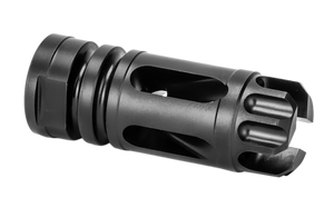 Griffin Armament XHP556FC Gate-LOK Flash Comp Black Nitride 17-4 Stainless Steel with 1/2"-28 tpi Threads, 2.21" OAL & .863" Diameter for 5.56x45mm NATO M4SD, M4SDK, M4SD2 & 30SD Series Silencers Griffin Armament XHP556FC Gate-LOK Flash Comp Black Nitride 17-4 Stainless Steel with 1/2"-28 tpi Threads, 2.21" OAL & .863" Diameter for 5.56x45mm NATO M4SD, M4SDK, M4SD2 & 30SD Series Silencers