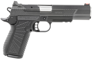 Wilson Combat SFX9FSR5 SFX9 9mm Luger 15+1 5" Stainless Match Grade Barrel, Black DLC Serrated Stainless Steel Slide, Black Aluminum Frame w/Beavertail & Picatinny Rail, Black Polymer Grip Wilson Combat SFX9FSR5 SFX9 9mm Luger 15+1 5" Stainless Match Grade Barrel, Black DLC Serrated Stainless Steel Slide, Black Aluminum Frame w/Beavertail & Picatinny Rail, Black Polymer Grip