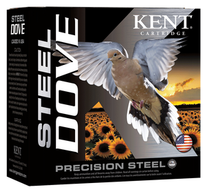 Kent Cartridge K20SD246 Steel Dove 20Gauge 2.75" 7/8oz 6Shot 25 Per Box/10 Case Kent Cartridge K20SD246 Steel Dove 20Gauge 2.75" 7/8oz 6Shot 25 Per Box/10 Case