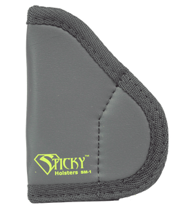 Sticky Holsters SM1NAA SM-1 IWB Size 1 Black/Green Latex Free Rubber Fits NAA Black Widow Fits 1.25-2.75" Barrel Ambidextrous Sticky Holsters SM1NAA SM-1 IWB Size 1 Black/Green Latex Free Rubber Fits NAA Black Widow Fits 1.25-2.75" Barrel Ambidextrous