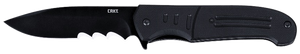 CRKT 6885 Ignitor 3.48" Folding Drop Point Part Serrated Black Oxide 8Cr13MoV SS Blade/Black G10 Handle Includes Pocket Clip CRKT 6885 Ignitor 3.48" Folding Drop Point Part Serrated Black Oxide 8Cr13MoV SS Blade/Black G10 Handle Includes Pocket Clip
