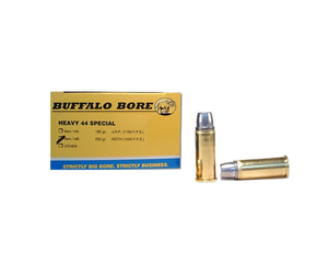 Buffalo Bore Ammunition 14B20 Heavy Strictly Business 44S&W Spl 255gr Hard Cast Semi Wadcutter 20 Per Box/12 Case Buffalo Bore Ammunition 14B20 Heavy Strictly Business 44S&W Spl 255gr Hard Cast Semi Wadcutter 20 Per Box/12 Case