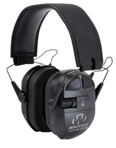 Walker's GWPXPMQB Ultimate Power Quad Muff 26 dB Over the Head Black Polymer Walker's GWPXPMQB Ultimate Power Quad Muff 26 dB Over the Head Black Polymer