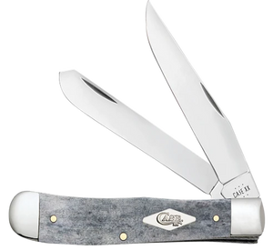 Case 34200 Trapper Folding Clip Point/Spey Plain Mirror Polished Tru-Sharp SS Blade/ Smooth Gray Bone Handle Case 34200 Trapper Folding Clip Point/Spey Plain Mirror Polished Tru-Sharp SS Blade/ Smooth Gray Bone Handle