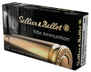 Sellier & Bellot SB65C Rifle 6.5Creedmoor 140gr Soft Point 20 Per Box/25 Case Sellier & Bellot SB65C Rifle 6.5Creedmoor 140gr Soft Point 20 Per Box/25 Case