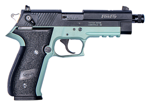 GSG GERG2210TFFM FireFly 22 LR 10+1 4" Black Threaded Barrel & Serrated Slide, Mint Zinc Alloy w/Accessory Rail Frame, Black Polymer Grip GSG GERG2210TFFM FireFly 22 LR 10+1 4" Black Threaded Barrel & Serrated Slide, Mint Zinc Alloy w/Accessory Rail Frame, Black Polymer Grip
