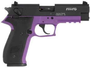 GSG GERG2210FFL FireFly 22 LR 10+1 4" Black Serrated Slide, Purple Zinc Alloy w/Accessory Rail Frame, Black Polymer Grip GSG GERG2210FFL FireFly 22 LR 10+1 4" Black Serrated Slide, Purple Zinc Alloy w/Accessory Rail Frame, Black Polymer Grip