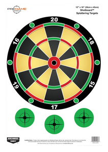 Birchwood Casey 35562 Pregame Shotboard Hanging Paper All Firearms 12" x 18" Impact Enhancement Splatter 8 Targets Birchwood Casey 35562 Pregame Shotboard Hanging Paper All Firearms 12" x 18" Impact Enhancement Splatter 8 Targets