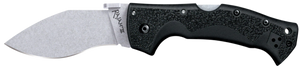 Cold Steel CS62JM Rajah III 3.50" Folding Drop Point Plain Stone Washed AUS-10A SS Blade/Black Griv-Ex Handle Includes Pocket Clip Cold Steel CS62JM Rajah III 3.50" Folding Drop Point Plain Stone Washed AUS-10A SS Blade/Black Griv-Ex Handle Includes Pocket Clip