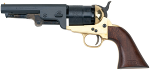 Pietta PF51BR44512 1851 Sheriff 44 Cal 5.50" 6rd Shot Brass Frame, Blued Cylinder, Blued Octagon Barrel, Walnut Grip Pietta PF51BR44512 1851 Sheriff 44 Cal 5.50" 6rd Shot Brass Frame, Blued Cylinder, Blued Octagon Barrel, Walnut Grip