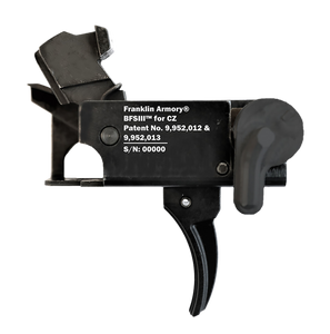 Franklin Armory 0650000BLK BFSIII Black Curved Fits CZ Scorpion Style Ambidextrous Franklin Armory 0650000BLK BFSIII Black Curved Fits CZ Scorpion Style Ambidextrous