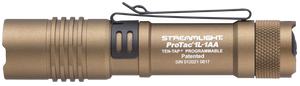 Streamlight 88073 ProTac 1L-1AA Everyday Carry Flashlight Coyote 40/150/350 Lumens White C4 LED Streamlight 88073 ProTac 1L-1AA Everyday Carry Flashlight Coyote 40/150/350 Lumens White C4 LED