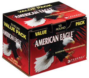 Federal AE45A50 American Eagle Handgun 45ACP 230gr Full Metal Jacket 50 Per Box/10 Case Federal AE45A50 American Eagle Handgun 45ACP 230gr Full Metal Jacket 50 Per Box/10 Case