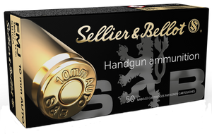 Sellier & Bellot SB10A Handgun 10mmAuto 180gr Full Metal Jacket 50 Per Box/20 Case Sellier & Bellot SB10A Handgun 10mmAuto 180gr Full Metal Jacket 50 Per Box/20 Case