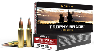Nosler 60106 Trophy Grade Long-Range 300WSM 190gr Nosler Spitzer AccuBond Long Range 20 Per Box/10 Case Nosler 60106 Trophy Grade Long-Range 300WSM 190gr Nosler Spitzer AccuBond Long Range 20 Per Box/10 Case
