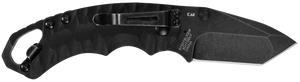 Kershaw 8750TBLKBWX Shuffle II 2.60" Folding American Tanto Plain Black Oxide 8Cr14MoV SS Blade Black Glass-Filled Nylon Handle Clamshell Packaging Kershaw 8750TBLKBWX Shuffle II 2.60" Folding American Tanto Plain Black Oxide 8Cr14MoV SS Blade Black Glass-Filled Nylon Handle Clamshell Packaging