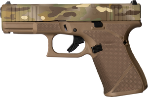 Glock PA195S204MOSNMCFDE G19 Gen5 MOS Compact Frame 9mm Luger 15+1 4.02" GMB Barrel, MOS Cut/Serrated Steel Slide, FDE Camo Polymer Frame w/Picatinny Rail, Ambidextrous Glock PA195S204MOSNMCFDE G19 Gen5 MOS Compact Frame 9mm Luger 15+1 4.02" GMB Barrel, MOS Cut/Serrated Steel Slide, FDE Camo Polymer Frame w/Picatinny Rail, Ambidextrous