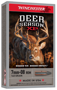 Winchester Ammo X708DS Deer Season XP 7mm-08Rem 140gr Extreme Point 20 Per Box/10 Case Winchester Ammo X708DS Deer Season XP 7mm-08Rem 140gr Extreme Point 20 Per Box/10 Case