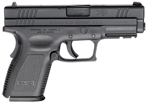 Springfield Armory XD9645 XD *CA Compliant Compact Frame 45 ACP 10+1, 4" Black Melonite Steel Barrel, Black Melonite Serrated Steel Slide, Black Polymer Frame w/Picatinny Rail Springfield Armory XD9645 XD *CA Compliant Compact Frame 45 ACP 10+1, 4" Black Melonite Steel Barrel, Black Melonite Serrated Steel Slide, Black Polymer Frame w/Picatinny Rail