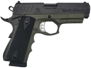 ATI GFXH45MCBFG FXH-45 Moxie 45 ACP 8+1 4.25" Black Nitride Steel Barrel, Black Nitride Serrated Steel Slide, Battlefield Green Polymer Frame w/Beavertail & Picatinny Rail, Black Polymer Grip ATI GFXH45MCBFG FXH-45 Moxie 45 ACP 8+1 4.25" Black Nitride Steel Barrel, Black Nitride Serrated Steel Slide, Battlefield Green Polymer Frame w/Beavertail & Picatinny Rail, Black Polymer Grip