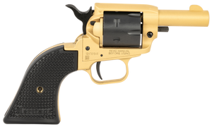Heritage Mfg BK22SC Barkeep 22 LR 6 Shot 2.68" Gold Cerakote Barrel, Gold Cerakote w/Black Accents Frame, Black Cerakote Cylinder, Black Star Polymer Grips Heritage Mfg BK22SC Barkeep 22 LR 6 Shot 2.68" Gold Cerakote Barrel, Gold Cerakote w/Black Accents Frame, Black Cerakote Cylinder, Black Star Polymer Grips