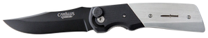 Camillus 19080 Cuda Bolt 3.75" Folding Drop Point Plain Black Carbonitride Titanium AUS-8A SS Blade, Black/Silver Aluminum/G10 Handle Camillus 19080 Cuda Bolt 3.75" Folding Drop Point Plain Black Carbonitride Titanium AUS-8A SS Blade, Black/Silver Aluminum/G10 Handle