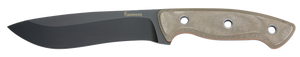 Browning 3220517B Desolation Large 6" Fixed Drop Point Plain Black Powder Coated 440C SS Blade, Tan Micarta Laminate Handle Browning 3220517B Desolation Large 6" Fixed Drop Point Plain Black Powder Coated 440C SS Blade, Tan Micarta Laminate Handle