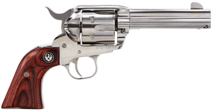 Ruger 5109 Vaquero Medium Frame 357 Mag/38 Special 6rd 4.62" High Gloss Stainless Steel Barrel, Cylinder & Frame, Hardwood Grip, Transfer Bar Safety, Exposed Hammer Ruger 5109 Vaquero Medium Frame 357 Mag/38 Special 6rd 4.62" High Gloss Stainless Steel Barrel, Cylinder & Frame, Hardwood Grip, Transfer Bar Safety, Exposed Hammer