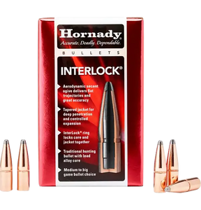 Hornady 3235 InterLock 8mm .323 170 gr Round Nose 100 Per Box/ 15 Case Hornady 3235 InterLock 8mm .323 170 gr Round Nose 100 Per Box/ 15 Case