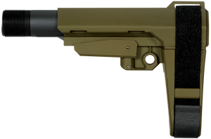SB Tactical SBA3X04SB SBA3 X Synthetic OD Green 5-Position Adjustable for AR-Platform (Tube Not Included) SB Tactical SBA3X04SB SBA3 X Synthetic OD Green 5-Position Adjustable for AR-Platform (Tube Not Included)