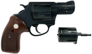 Charter Arms 13920 Mag Pug & Pitbull 38 Special 357 Mag 9mm 5 Shot 2.2" Black Passivate Classic Walnut Wood Grip Charter Arms 13920 Mag Pug & Pitbull 38 Special 357 Mag 9mm 5 Shot 2.2" Black Passivate Classic Walnut Wood Grip