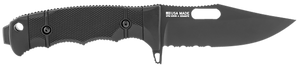 S.O.G SOG17210157 Seal FX 4.30" Fixed Clip Point Part Serrated Black Cerakote CPM S35VN SS Blade/Black GRN/SS Handle Includes Sheath S.O.G SOG17210157 Seal FX 4.30" Fixed Clip Point Part Serrated Black Cerakote CPM S35VN SS Blade/Black GRN/SS Handle Includes Sheath