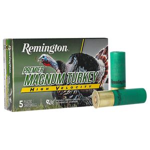 Remington Ammunition 28039 Premier Magnum Turkey High Velocity 12 Gauge 3.50" 2 oz 4 Shot 5 Per Box/ 20 Cs Remington Ammunition 28039 Premier Magnum Turkey High Velocity 12 Gauge 3.50" 2 oz 4 Shot 5 Per Box/ 20 Cs