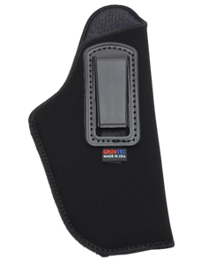 GrovTec US Inc GTHL14115R Inside The Pants IWB Size 15 Black Suede Belt Clip Fits Large Semi-Auto 3-4" Barrel Right Hand GrovTec US Inc GTHL14115R Inside The Pants IWB Size 15 Black Suede Belt Clip Fits Large Semi-Auto 3-4" Barrel Right Hand