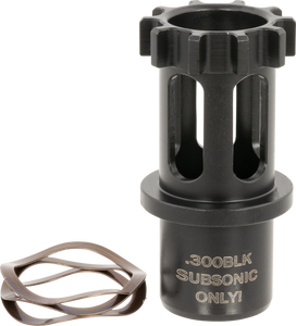 ADVANCED ARMAMENT COMPANY 64744 Direct Thread Adapter 300 Blackout (Subsonic Only), 5/8"-24 tpi, for AAC Ti-Rant 45 Suppressor ADVANCED ARMAMENT COMPANY 64744 Direct Thread Adapter 300 Blackout (Subsonic Only), 5/8"-24 tpi, for AAC Ti-Rant 45 Suppressor