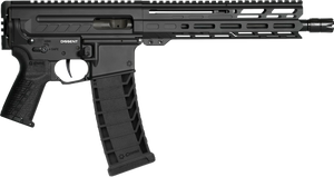 CMMG 94A8041AB Dissent MK4 9mm Luger 33+1 10.50", Black, Picatinny Brace Adapter, 9.60" M-LOK Handguard, Left Side Charging Handle, Zeroed Linear Comp, Zeroed Drop-In Single Stage Trigger CMMG 94A8041AB Dissent MK4 9mm Luger 33+1 10.50", Black, Picatinny Brace Adapter, 9.60" M-LOK Handguard, Left Side Charging Handle, Zeroed Linear Comp, Zeroed Drop-In Single Stage Trigger