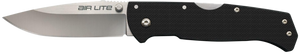 Cold Steel CS26WD Air Lite 3.50" Folding Drop Point Plain AUS-10A SS Blade/Black G10 Handle Includes Pocket Clip Cold Steel CS26WD Air Lite 3.50" Folding Drop Point Plain AUS-10A SS Blade/Black G10 Handle Includes Pocket Clip