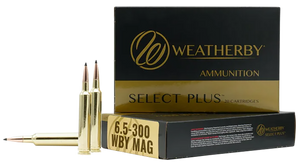 Weatherby B653127LRX Select Plus 6.5-300WthbyMag 127gr Barnes LRX Lead Free 20 Per Box/10 Case Weatherby B653127LRX Select Plus 6.5-300WthbyMag 127gr Barnes LRX Lead Free 20 Per Box/10 Case