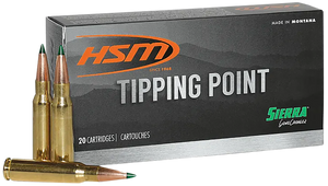 HSM Tipping Point 2 Super Shock Tip 7mm Rem 162 gr Hornady SST 20 Per Box/ 20 Case HSM Tipping Point 2 Super Shock Tip 7mm Rem 162 gr Hornady SST 20 Per Box/ 20 Case