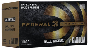 Federal GM100M Gold Medal Premium Small Pistol Multi Caliber Handgun 1000 Per Box/5 Case Federal GM100M Gold Medal Premium Small Pistol Multi Caliber Handgun 1000 Per Box/5 Case